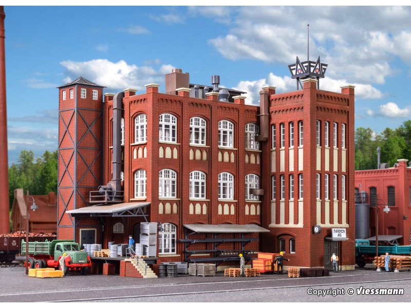 H0 Fabrik aus der Gründerzeit Viessmann-Kibri-Vollmer Modellbau 39814