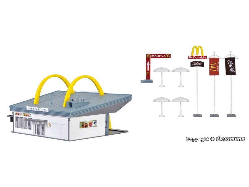 McCafe Modellbahn Zubehör Vollmer 43636 McCafe - H0 Modellbausatz McCafe Modellbahn Zubehör Vollmer 43636 McCafe - H0 Modellbausatz