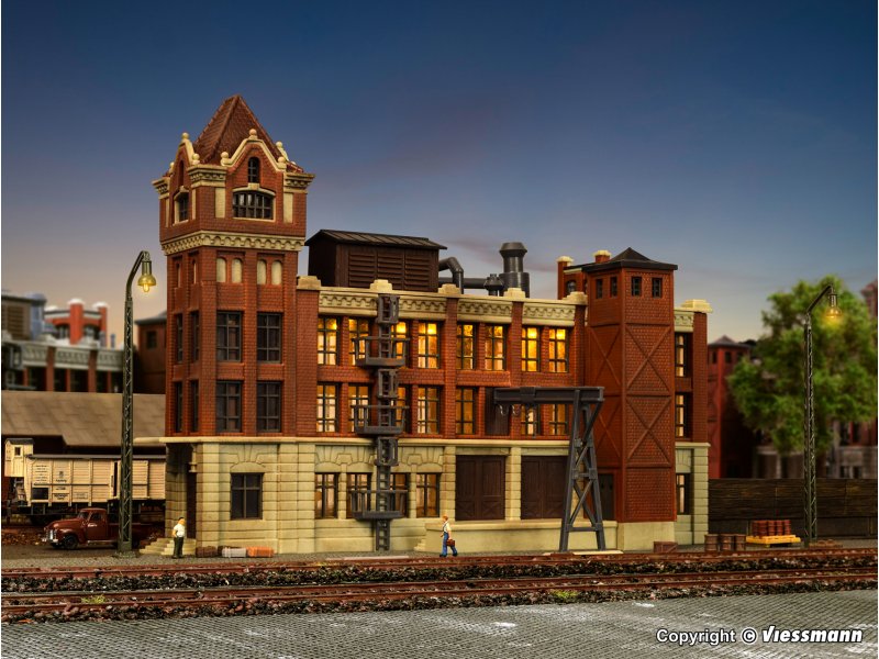 N Fabrik aus der Gründerzeit Viessmann-Kibri-Vollmer Modellbau 37223